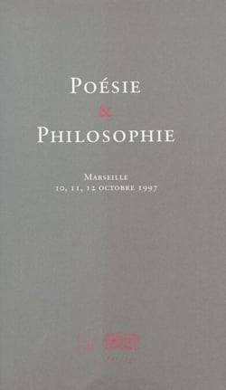 Poésie et philosophie
