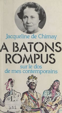 À bâtons rompus - Sur le dos de mes contemporains