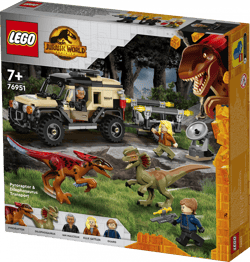 Le transport du Pyroraptor et du Dilophosaurus - LEGO® Jurassic World™ - 76951