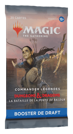 Booster de Draft Magic: The Gathering Commander Légendes : la Bataille de la Porte de Baldur