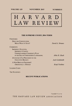 Harvard Law Review: Volume 129, Number 1 - November 2015