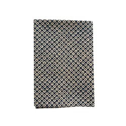 Coupon de tissu - 45 X 55 cm - Motifs japonais géométriques - Bleu marine