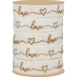 Ruban impr. 1x5m - Love