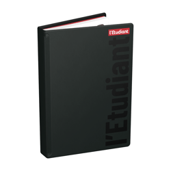 Agenda scolaire journalier 2026/2027 L'Etudiant - Noir - 12 x 18 cm - Bac première