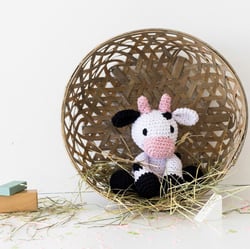 Kit crochet - Hoooked - Vache