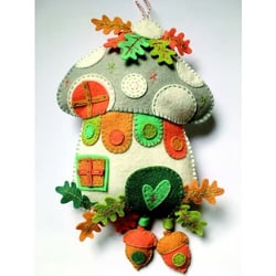 Kit Feutrine - Champignon Home Sweet Home