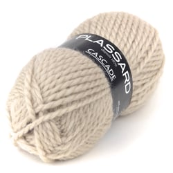 Pelote de fil à tricoter - Plassard - Cascade - Beige 06