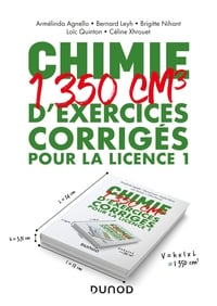 Chimie : 1350 cm3 d'exercices corrigés pour la licence 1
