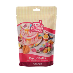 FunCakes Deco Melts - décoration de gâteau - orange - 250 g