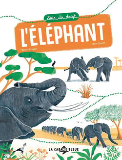 Suis du doigt l'éléphant