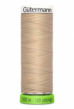 Fil à coudre Gütermann - RPET - Beige n°186