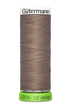 Fil à coudre Gütermann -  RPET - Marron n°199