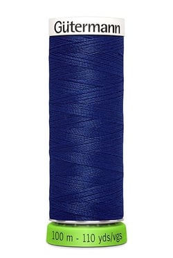 Fil à coudre Gütermann - RPET - Bleu marine n°232