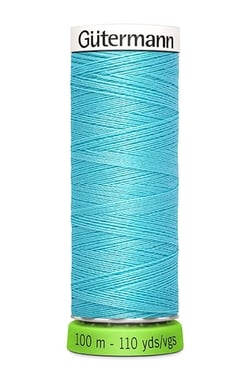 Fil à coudre Gütermann - RPET - Turquoise n°028