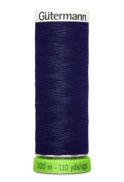 Fil à coudre Gütermann - RPET- Bleu foncé n°310