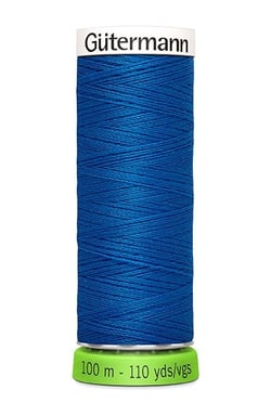 Fil à coudre Gütermann - RPET- Bleu lapis n°322