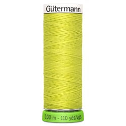 Fil à coudre Gütermann - RPET - Vert citron n°334