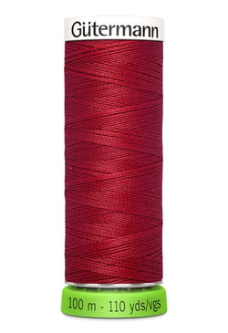 Fil à coudre Gütermann - RPET - Rouge n°046