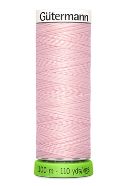 Fil à coudre Gütermann - RPET - Rose pâle n°659