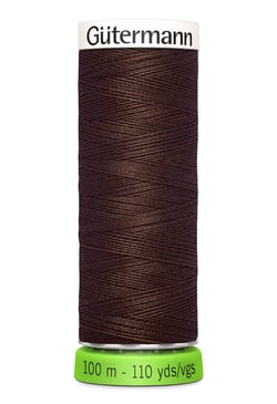 Fil à coudre Gütermann - RPET - Marron n°694