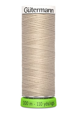 Fil à coudre Gütermann - RPET - Beige n°722