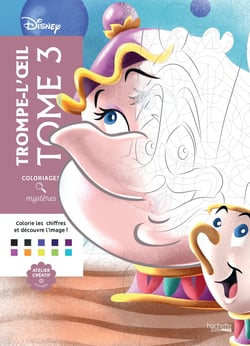 Coloriages mystères Disney - Trompe l'oeil Tome 3