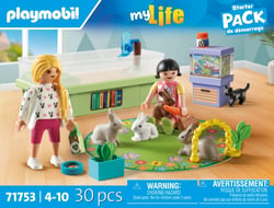Playmobil - Animalerie avec enclos à lapins - 71753