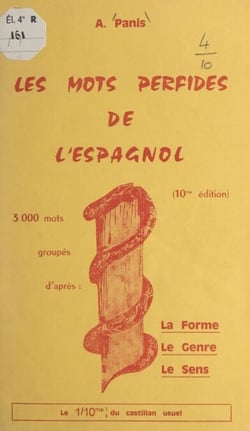 Les mots perfides de l'espagnol
