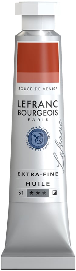 Peinture à l'huile Lefranc Bourgeois - Extra-fine - 20 ml - Rouge de Venise