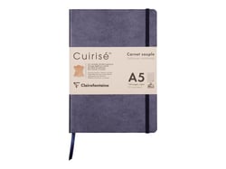 Carnet - Format A5 14.8 x 21 cm - Cuirisé - Clairefontaine - 144 pages lignées - Pétrole