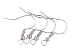 Boucles d'oreilles crochets en acier inoxydable Créalia