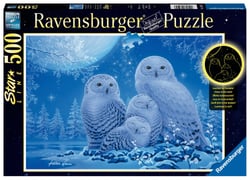 RAVENSBURGER Puzzle 500 pièces phosphorescent : Star Line : Loup