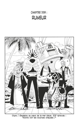 One Piece édition originale - Chapitre 339 - Rumeur