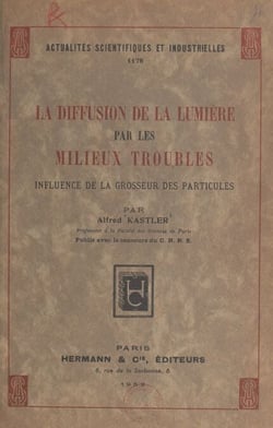 La diffusion de la lumière par les milieux troubles - Influence de la grosseur des particules