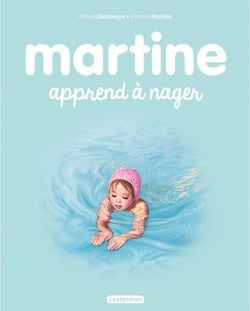 Martine apprend à nager