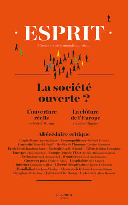 Esprit juin 2018 La société ouverte ?