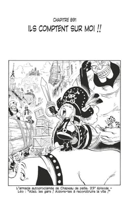 One Piece édition originale - Chapitre 891 - Ils comptent sur moi !!