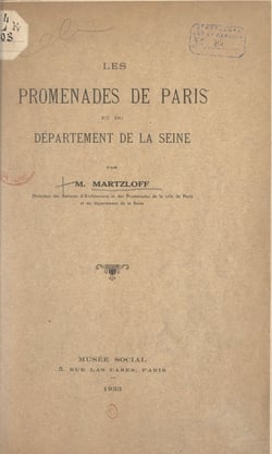 Les promenades de Paris et du département de la Seine