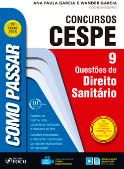 Como passar em concursos CESPE: direito sanitário - 9 questões de direito sanitário
