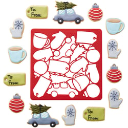 Wilton - Plaque emporte-pièce - Biscuits de Noël