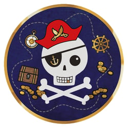 8 Assiettes - Pirates - 23 cm