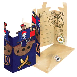8 Invitation Pirates