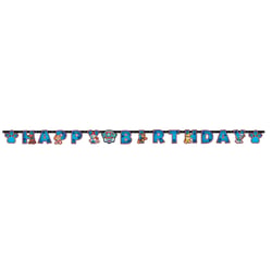 Guirlande Happy Birthday - Pat Patrouille - 180 x 14 cm