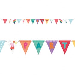Guirlande Fanions - Peppa  Pig - 330 cm