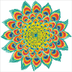 Diamond Dotz Intermediate Kit - Mandala du paon
