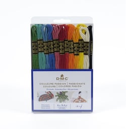 Lot de 12 fils à broder DMC - Pack Couleurs Passions 