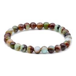 Bracelet Boule - 06 mm - en pierre naturelle de Chrysoprase