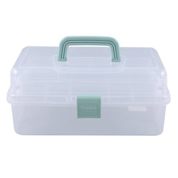 Mallette de rangement en plastique 33 x 19,5 x 14,5 cm Créalia