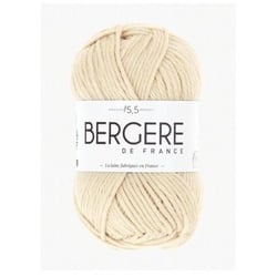 Pelote de laine - Bergère de France - 50 % laine mérinos et 50 % acrylique - Sable