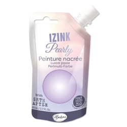 Peinture nacrée Izink Pearly - Aladine -  80 ml - Violet pastel